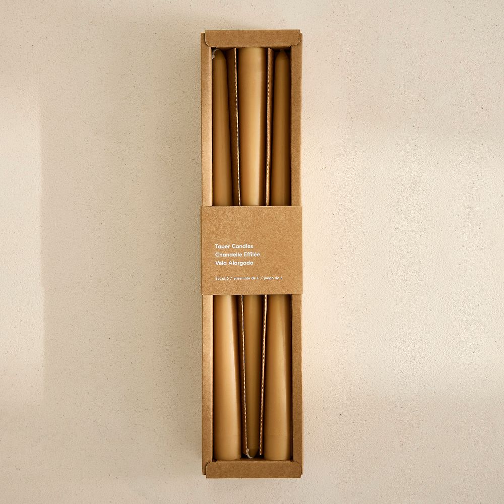 Taper Candles | Set of 6 | Beeswax