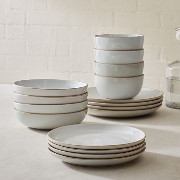 Mill Stoneware 16-Piece Dinnerware Set