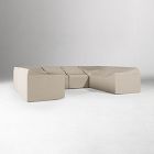 Portside Aluminum Outdoor 6-Piece U-Shaped Sectional Protective Cover
