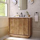 Carved Pattern Single Bathroom Vanity (36")
