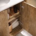 Carved Pattern Single Bathroom Vanity (36")