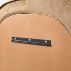 Modern Artful Bronze Metal Wall Mirror