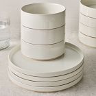 Straight-Sided Stoneware Dinnerware (Set of 16)
