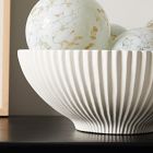 Sanibel White Textured Ceramic Vases