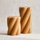 Signature Wax Twist Pillar Candles