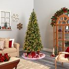 Pre-Lit Faux Wisconsin Pine Christmas Tree (5'&ndash;8')