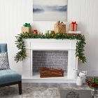 Pre-Lit Faux Christmas Pine Garland