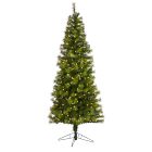 Pre-Lit Faux Green Valley Pine Christmas Tree (6.5')