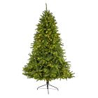 Pre-Lit Faux Sierra Spruce Christmas Tree (6')