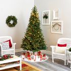 Pre-Lit Faux Vermont Fir Christmas Tree (8')