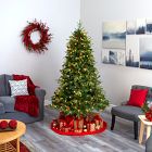 Pre-Lit Faux Wellington Spruce Christmas Tree (6'&ndash;8')