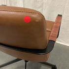 Open Box: Cooper Mid-Century Leather Swivel Office Chair