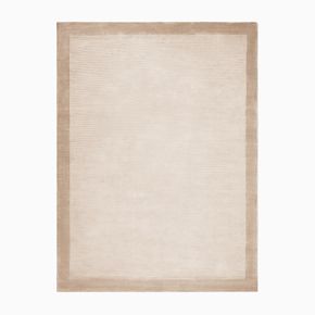 Open Box: TENCEL™ Frame Rug | West Elm