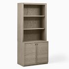 Holmes Modular 2-Door Wood Console w/ Open Hutch (36")