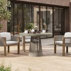 Porto Pedestal Concrete Outdoor Dining Table (44")