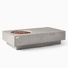 Rectangle Pedestal Fire Pit Table