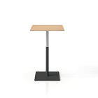 Simii Trellex Height-Adjustable Square Disc Base Laminate Table