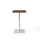 Simii Trellex Height-Adjustable Square Disc Base Laminate Table