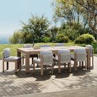 Telluride Outdoor Extendable Dining Table (76"&ndash;106") &amp; Porto Side Dining Chairs Set