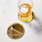 Golden State Warriors™ Gold Coasters, Set of 4