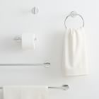 Pure Modernist Bath Hardware - Chrome
