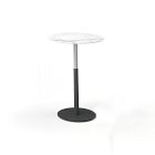 Simii Trellex Height-Adjustable Disc Base Marble Table