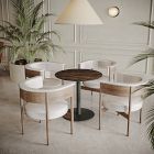 Simii Trellex Round Disc Base Marble Table