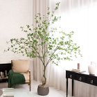 Faux Minimalist Citrus Potted Plant