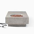 Rectangle Pedestal Fire Pit Table