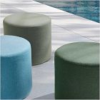Sunbrella® Indoor/Outdoor Cast Round Pouf