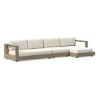 Telluride Outdoor 3-Piece Chaise Sectional Cushion Covers
