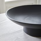 Pure Ceramic Footed Decorative Bowl