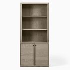Holmes Modular 2-Door Wood Console w/ Open Hutch (36")