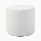 Sunbrella® Indoor/Outdoor Canvas Round Pouf