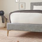 Emmett Tufted Bed - Metal Legs