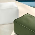 Sunbrella® Indoor/Outdoor Canvas Pouf