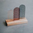 SZKLO Glass Modern Stained Glass Nativity Set