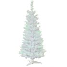 Faux White Iridescent Tinsel Christmas Tree - 3'