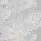 Faux White Iridescent Tinsel Christmas Tree - 3'