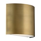 Curved Metal LED Sconce