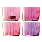 Gems Glass Tealight Holders (Set of 4)