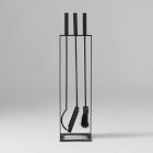 Industrial Fireplace Tools - Black