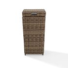 Bradenton Outdoor Wicker Trash Can