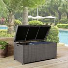 Palm Harbor Outdoor Wicker Storage Bin