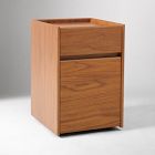 Open Box: Hawthorne Mobile Storage Unit, 15" - Cool Walnut