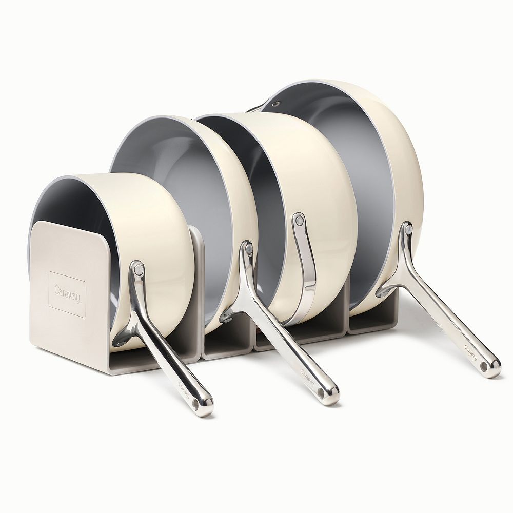 Caraway Nontoxic Ceramic Nonstick Cookware Set w/ Storage