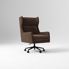 Open Box: Ryder Swivel Office Chair - Performance Modern Chenille Espresso, Dark Bronze