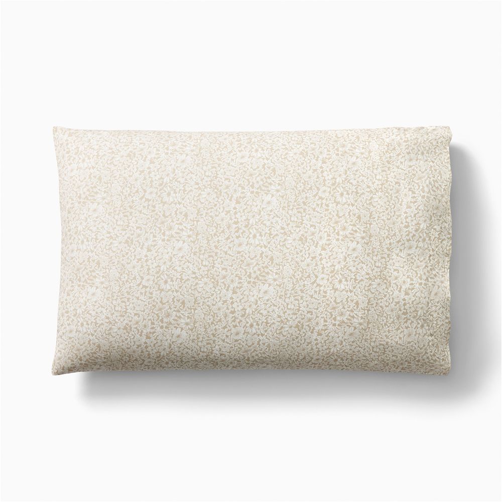 Frances Floral Pillowcase Set - Standard, Sand