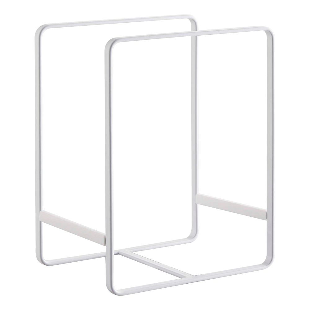 Yamazaki Tower Dish Storage Rack - White