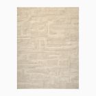 Rounded Shapes Shag Wool Rug